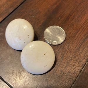 Vintage White Earrings